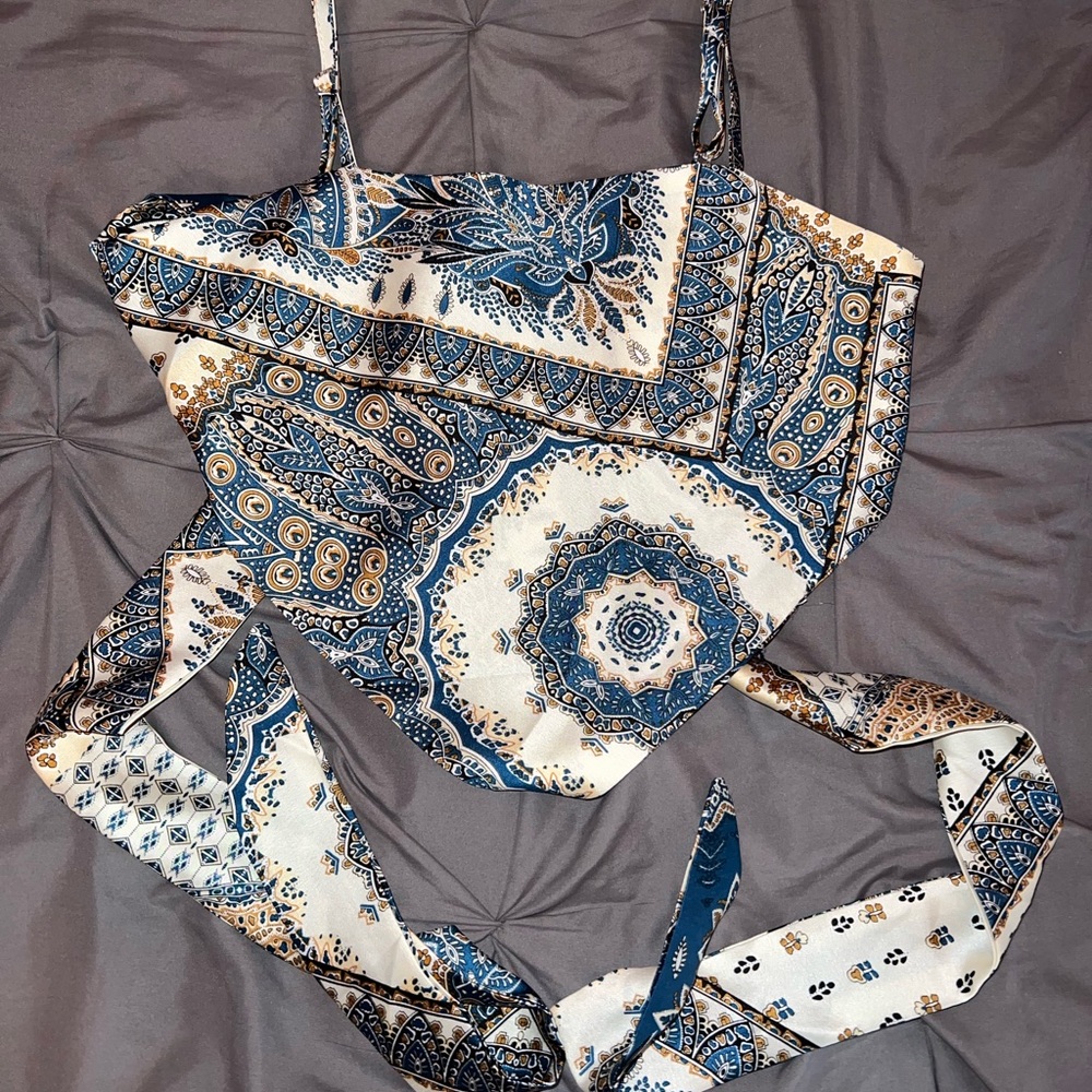 Shein Scarf Top